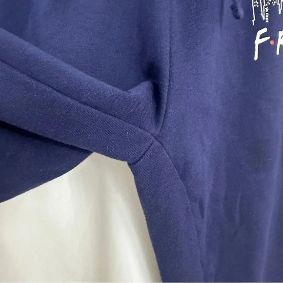 Friends The Television Series Blue Joggers Sweatpants Womens Size XS Drawstring - Picture 4 of 12